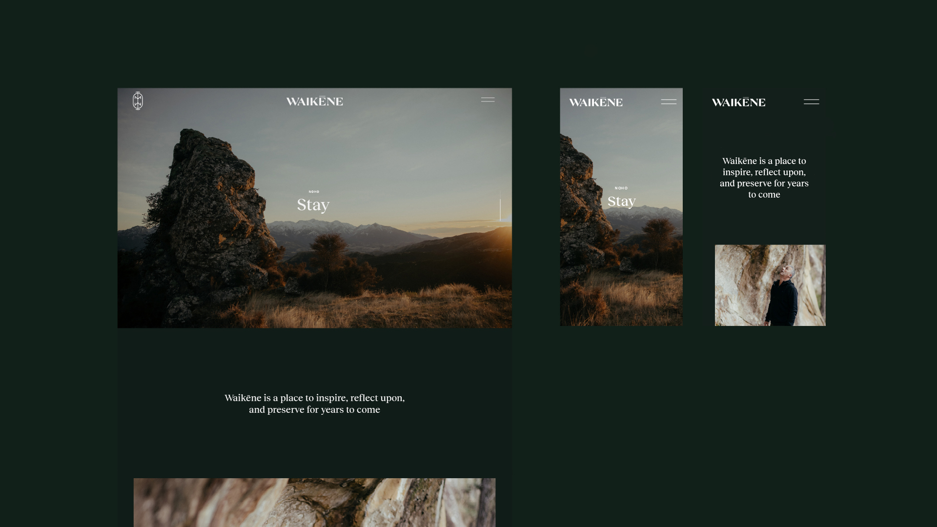 Waikene Webflow website design on desktop and mobile