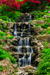 Cascading waterfall