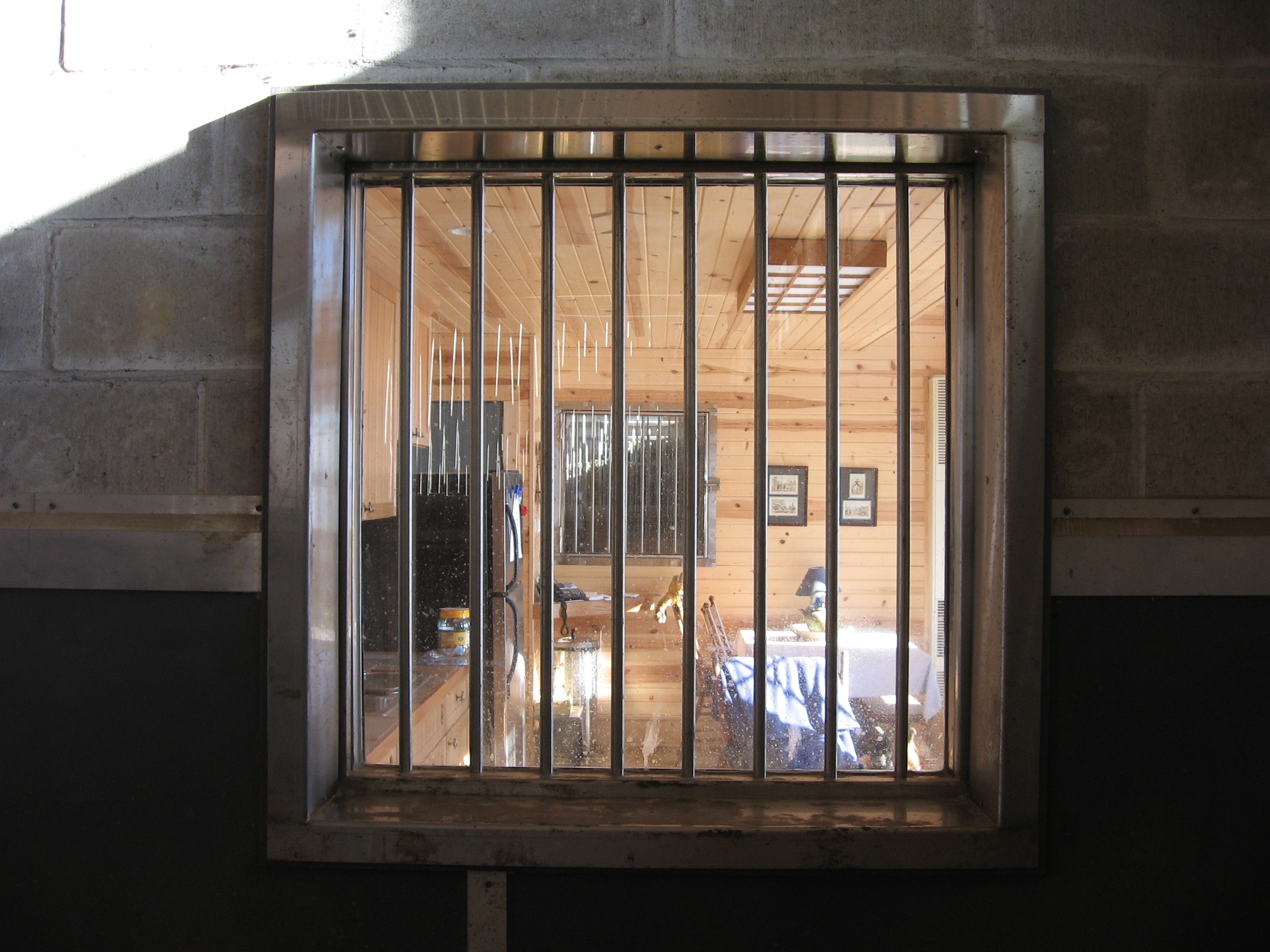 Custom Made Grill to Cover Thorp Equipment