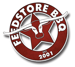 round feedstore bbq logo