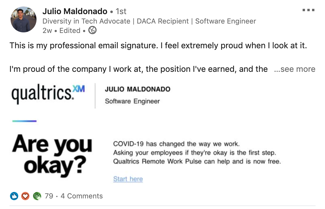 Qualtrics-Linkedin-post