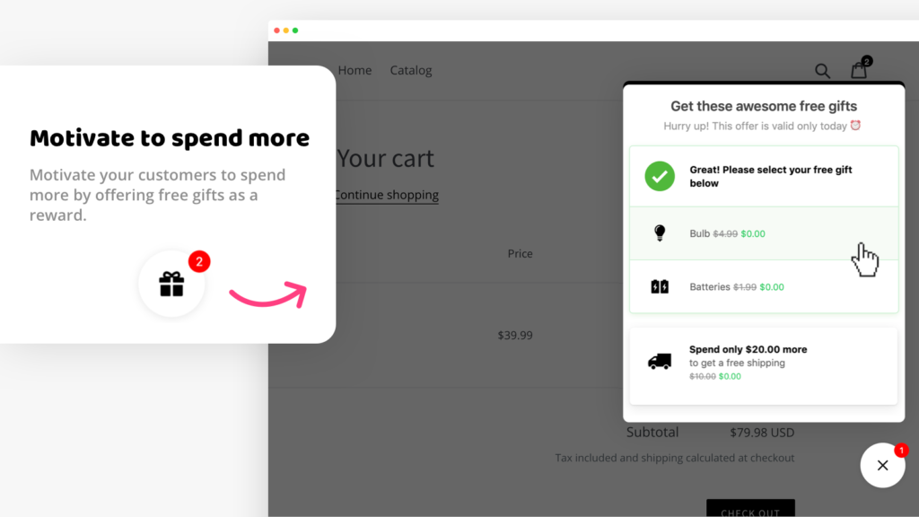 Gift Box Shopify App Cyber Monday