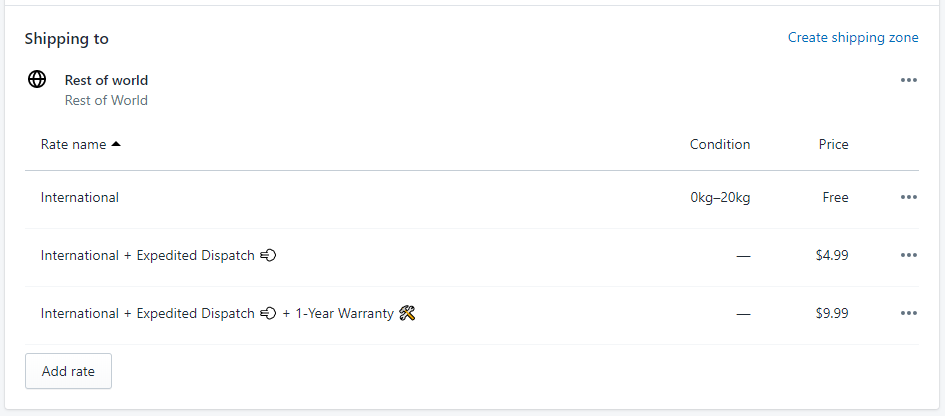 Setting up the upsells inside the Shopify store admin
