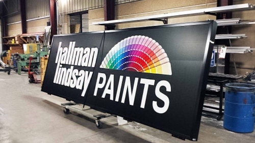 Hallman Lindsay Paints Sign Project | La Crosse Sign Group
