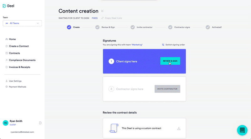 edit contract template