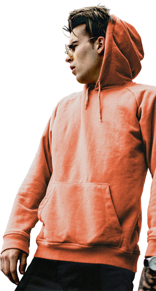 guy in a hoodie