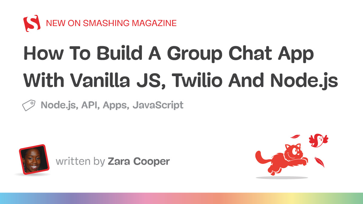 How To Build A Group Chat App With Vanilla JS, Twilio And Node.js — Add