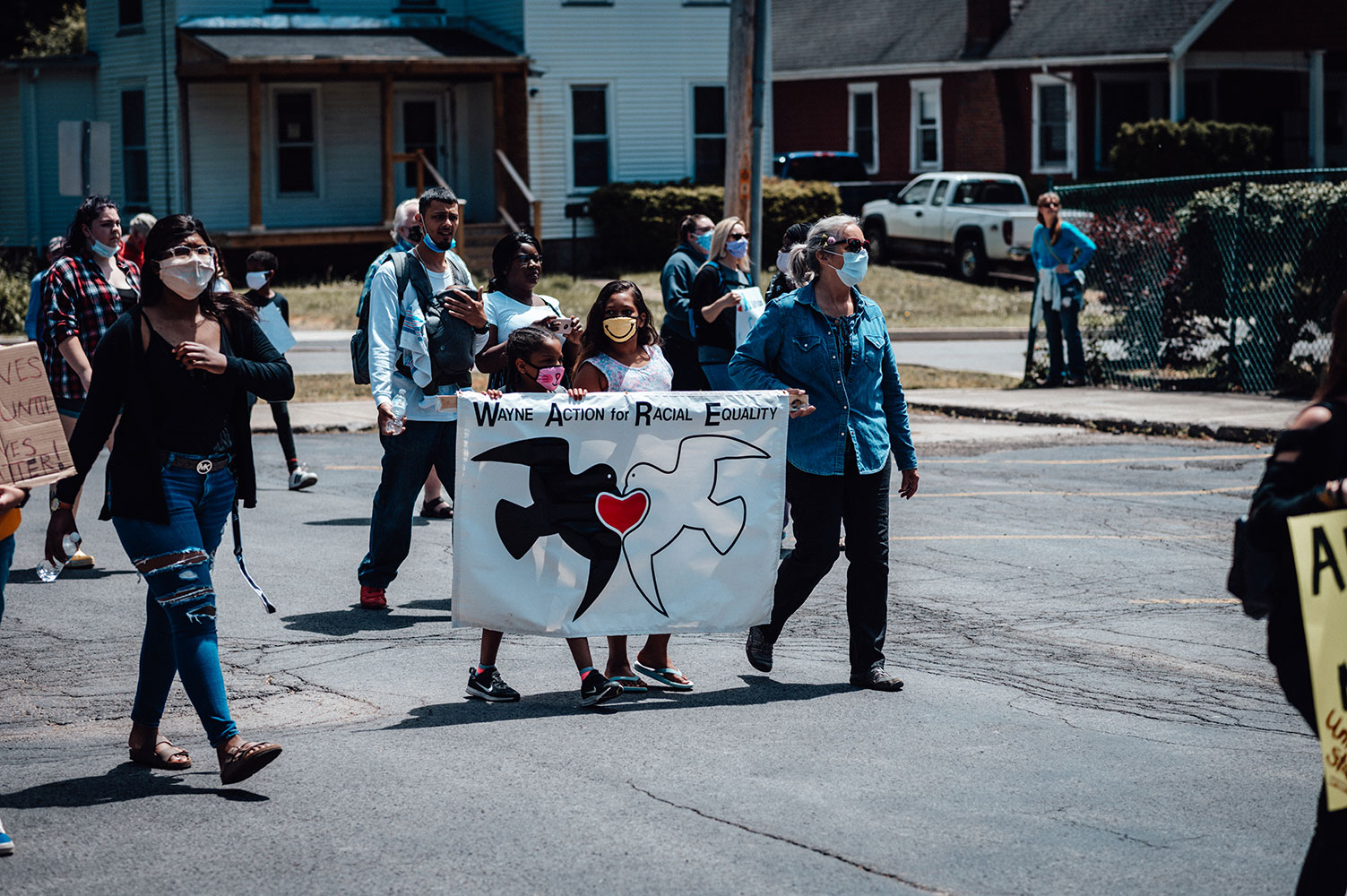 WARE marches in support of Black Lives Matter (June 2020).