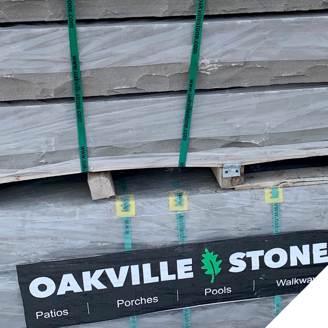 Oakville stone on palette
