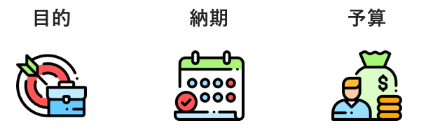 目的_納期_予算