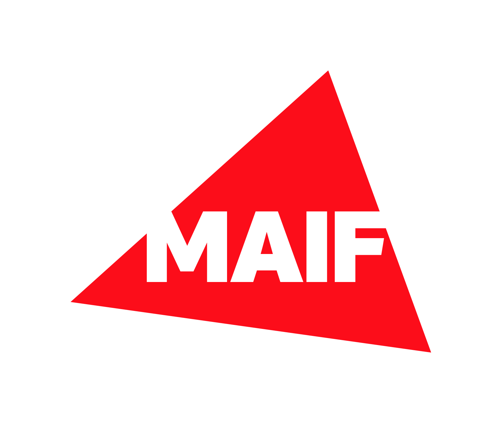 MAIF's logo (a red triangle written MAIF above)