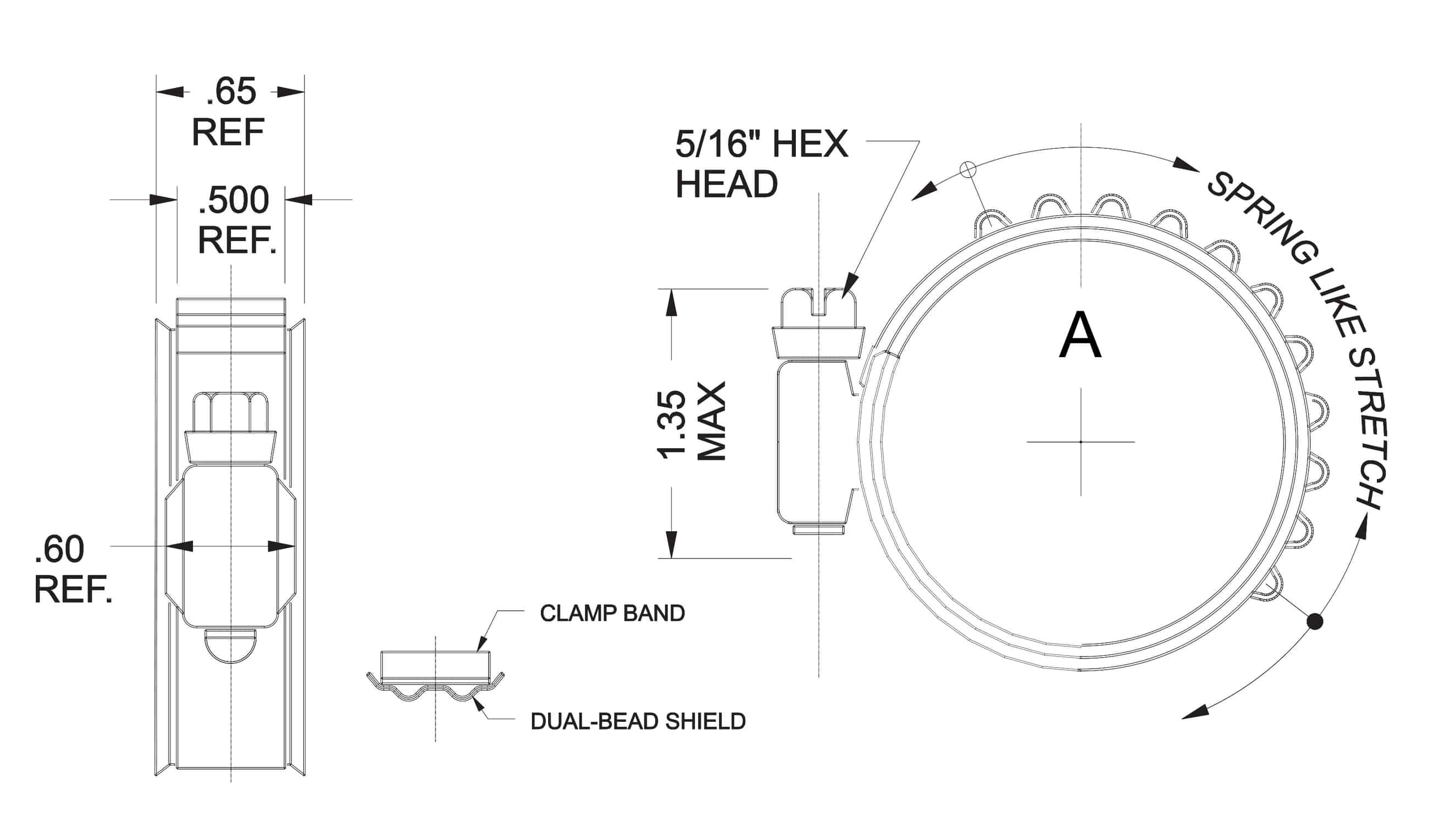 Turbo Seal Clamps Constant Tension Clamps