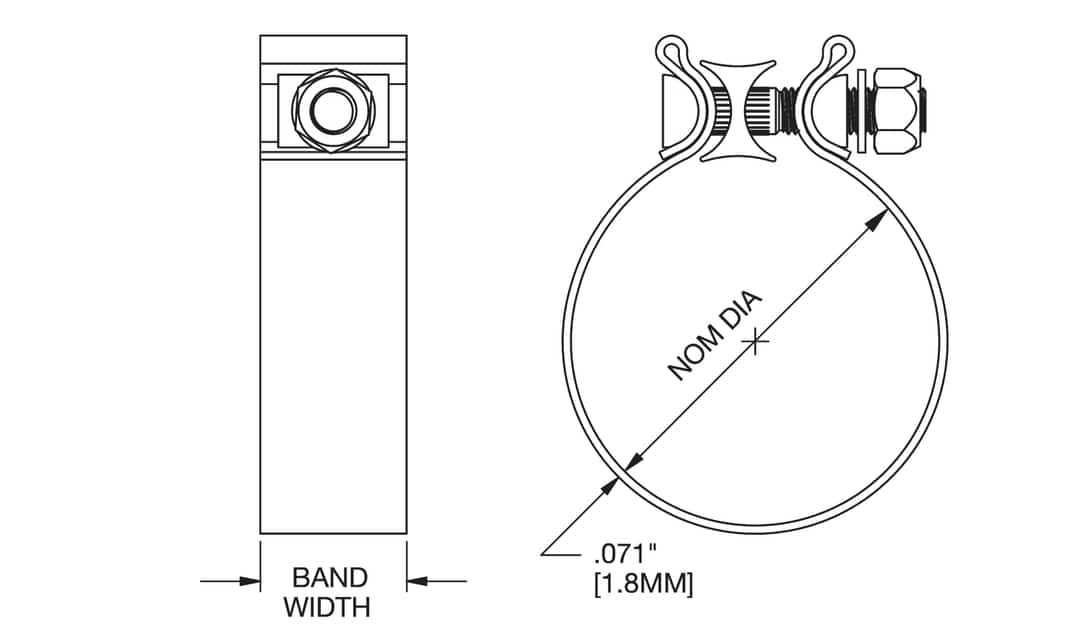 Exhaust Band Clamps Manufacturer Compare to Torca