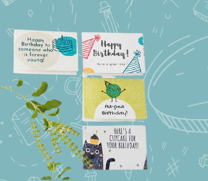 Plantable Birthday Cards