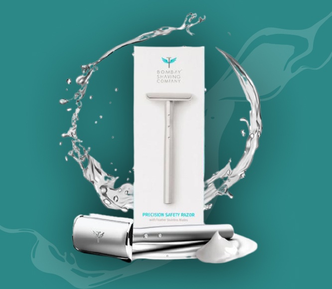 Plastic free precision razor