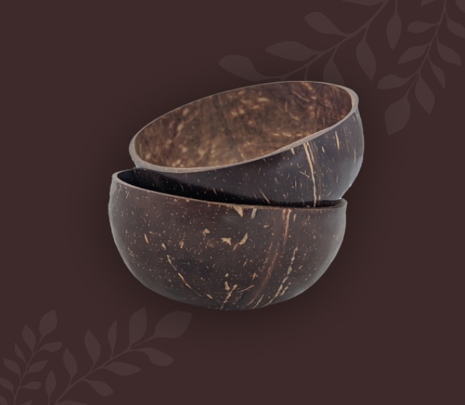 Coconut Shell Soup Bowl