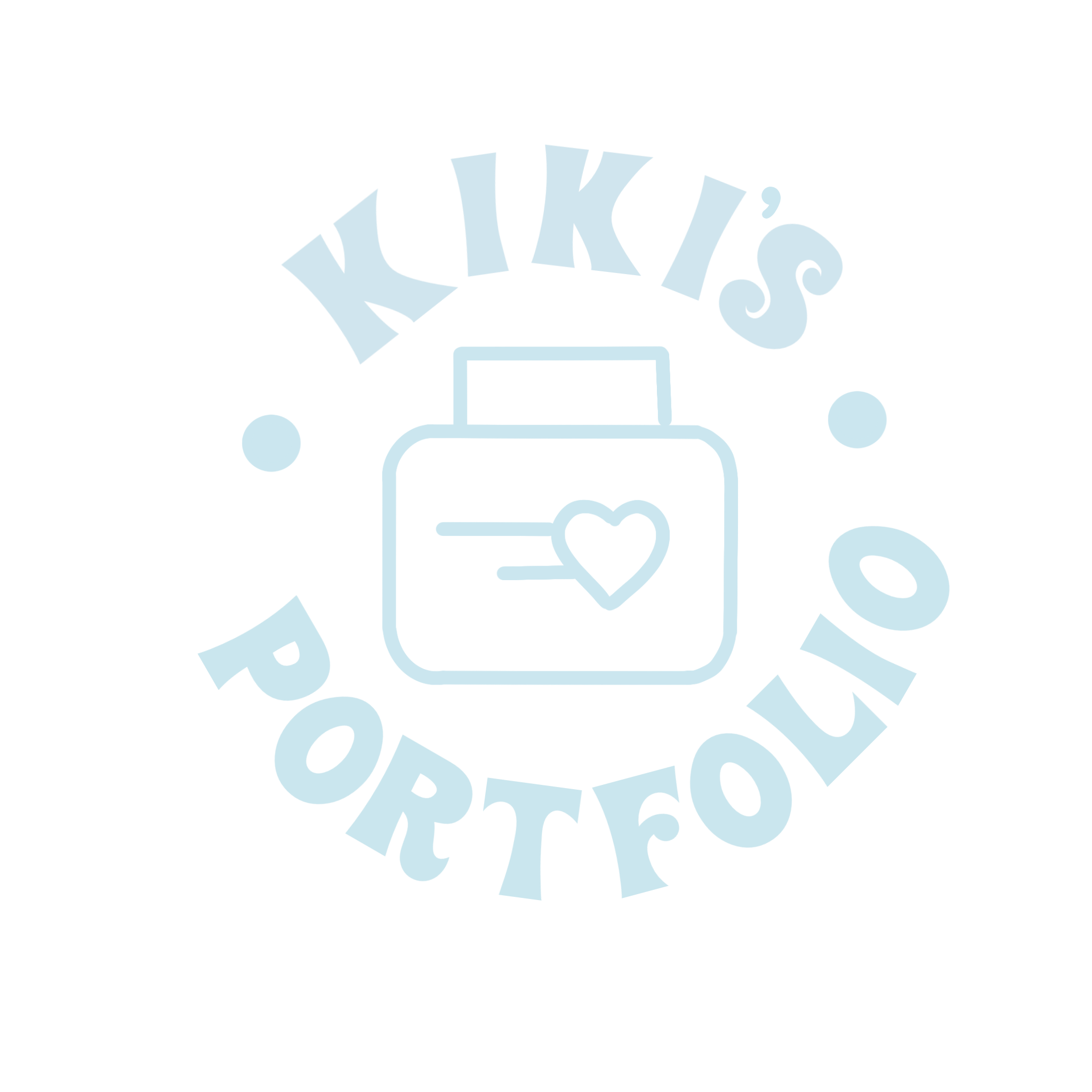 Logo saying Kiki's Portfolio