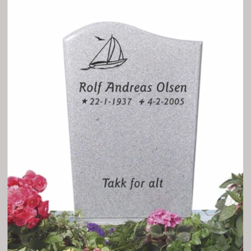 Nr 261. Grå granitt, helpolert