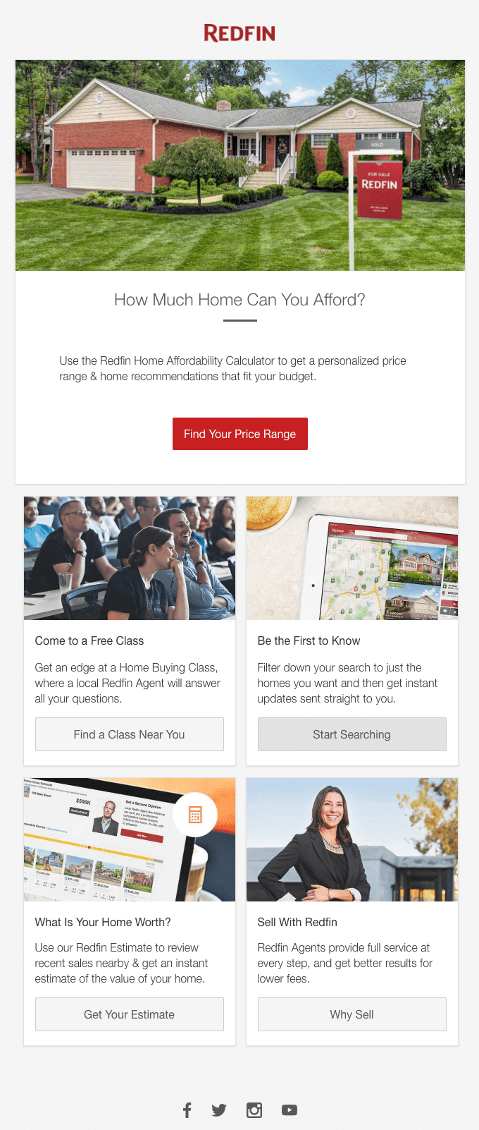 Real estate newsletter example