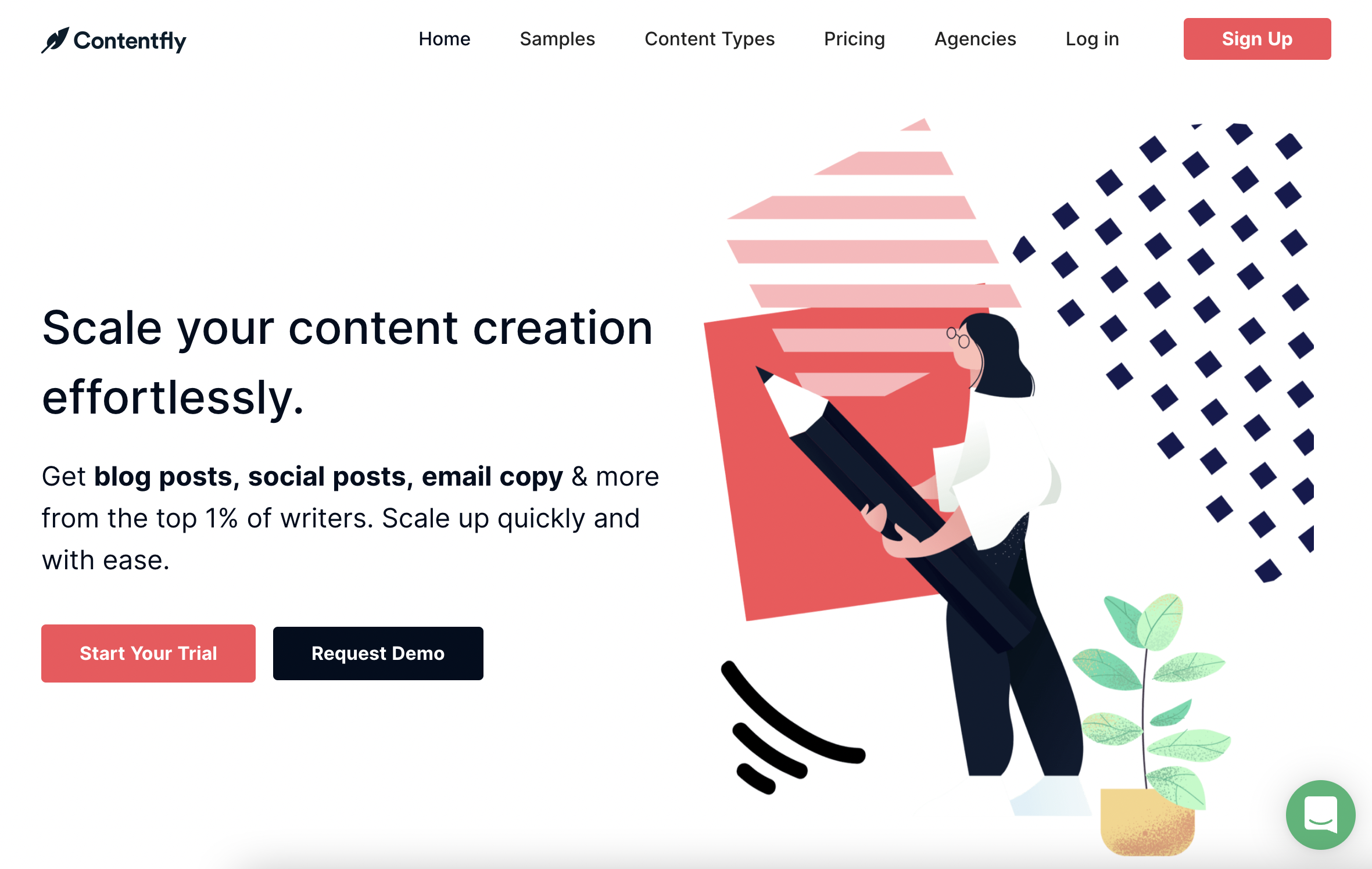 Contentfly website