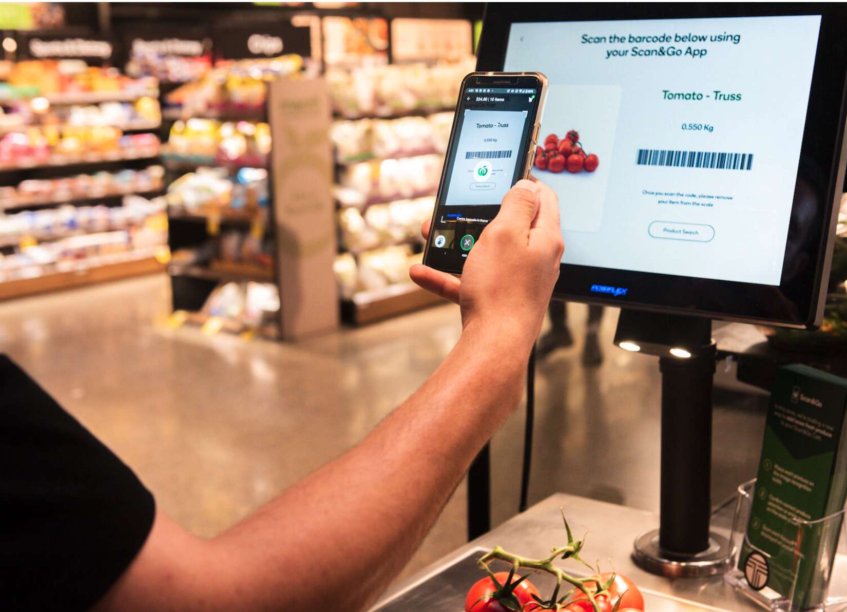 Tiliter Scan&Go automatically identifies items without barcodes