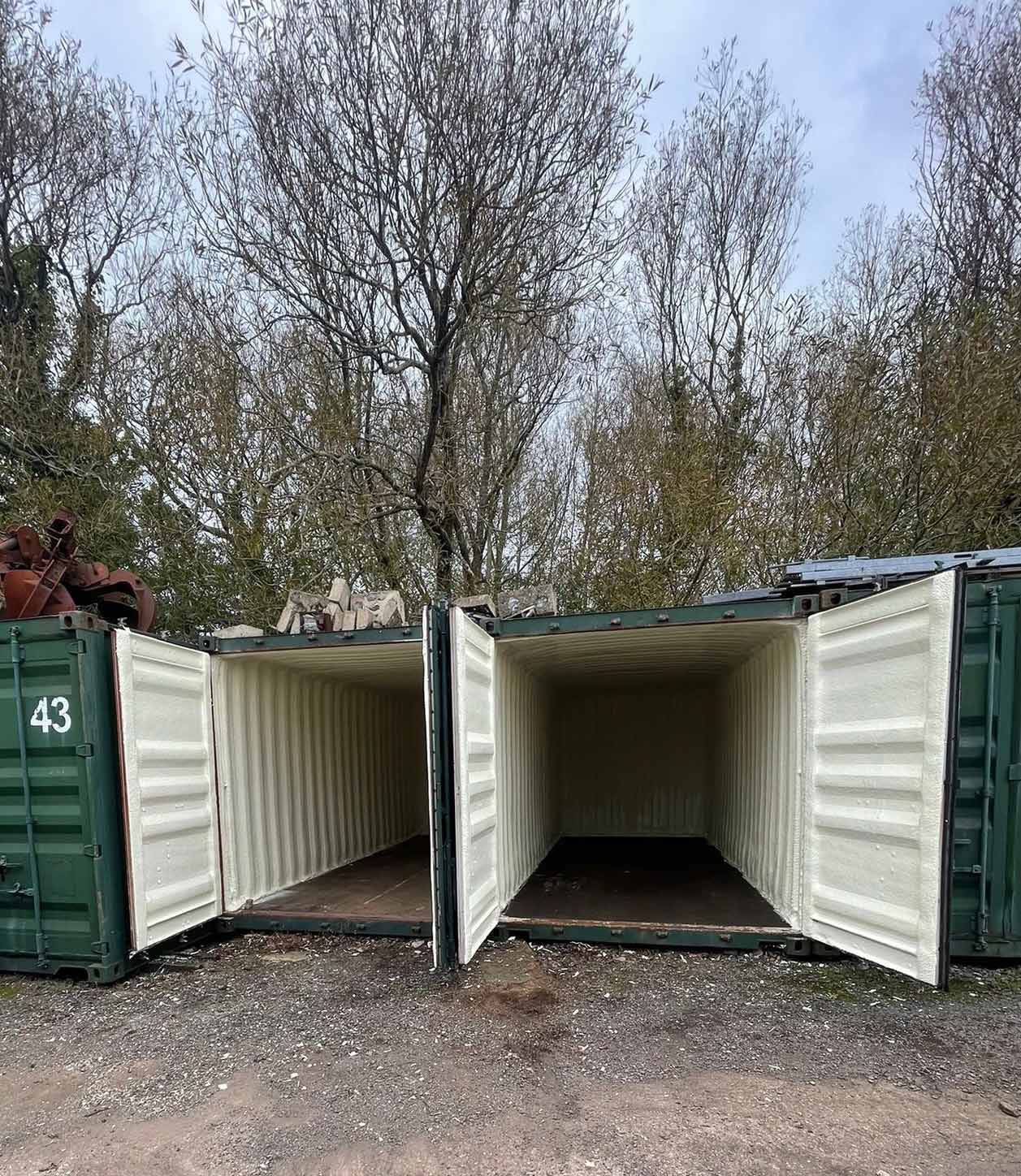Shipping Containers Foam Insulations Sussex