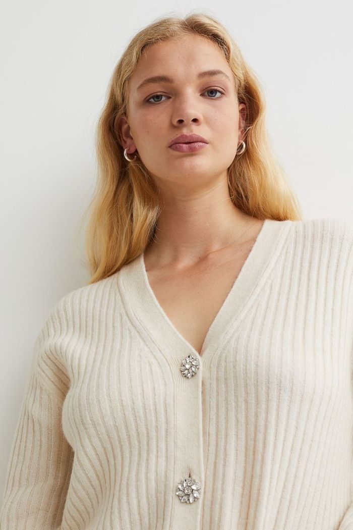 H&M Rib-Knit Cardigan