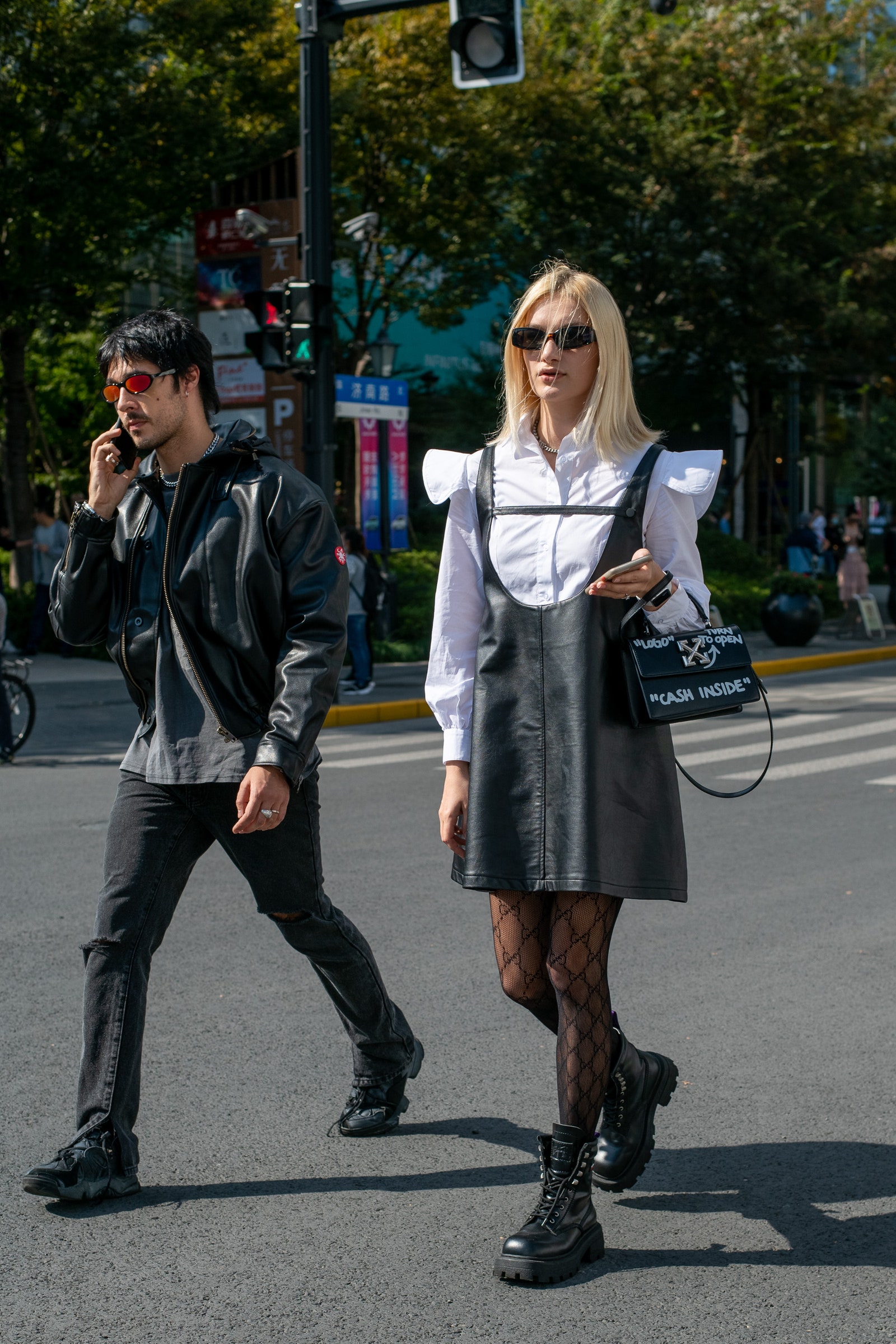 Image may contain Clothing Apparel Human Person Sunglasses Accessories Accessory Joana Zimmer Shoe and Footwear