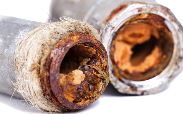 old water pipe replacement