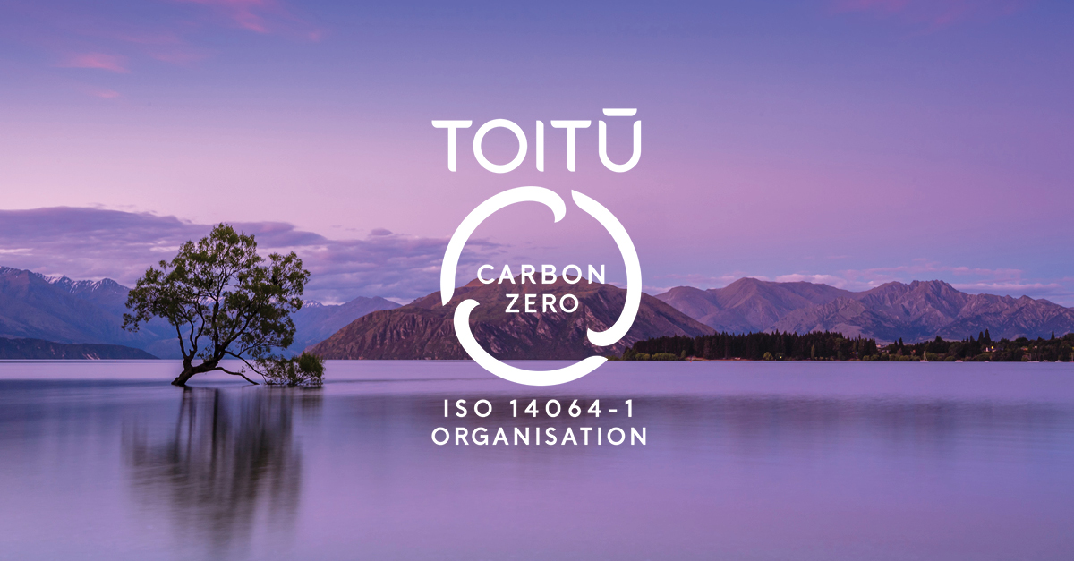 We're certified by ToiTu - making us CarbonZero certified!