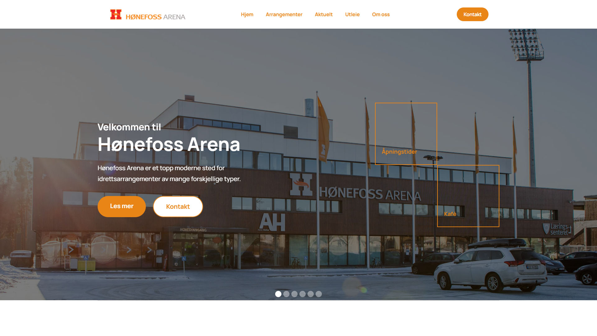 Hønefoss Arena - Moderne idrettsanlegg