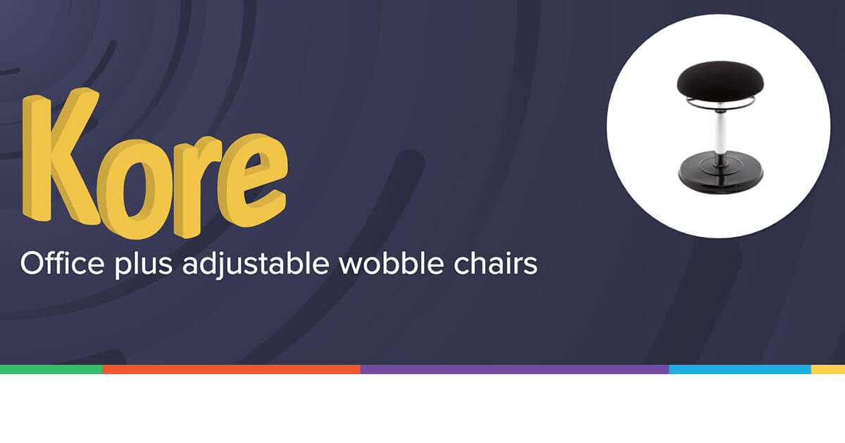 Office Plus Adjustable Wobble Chairs