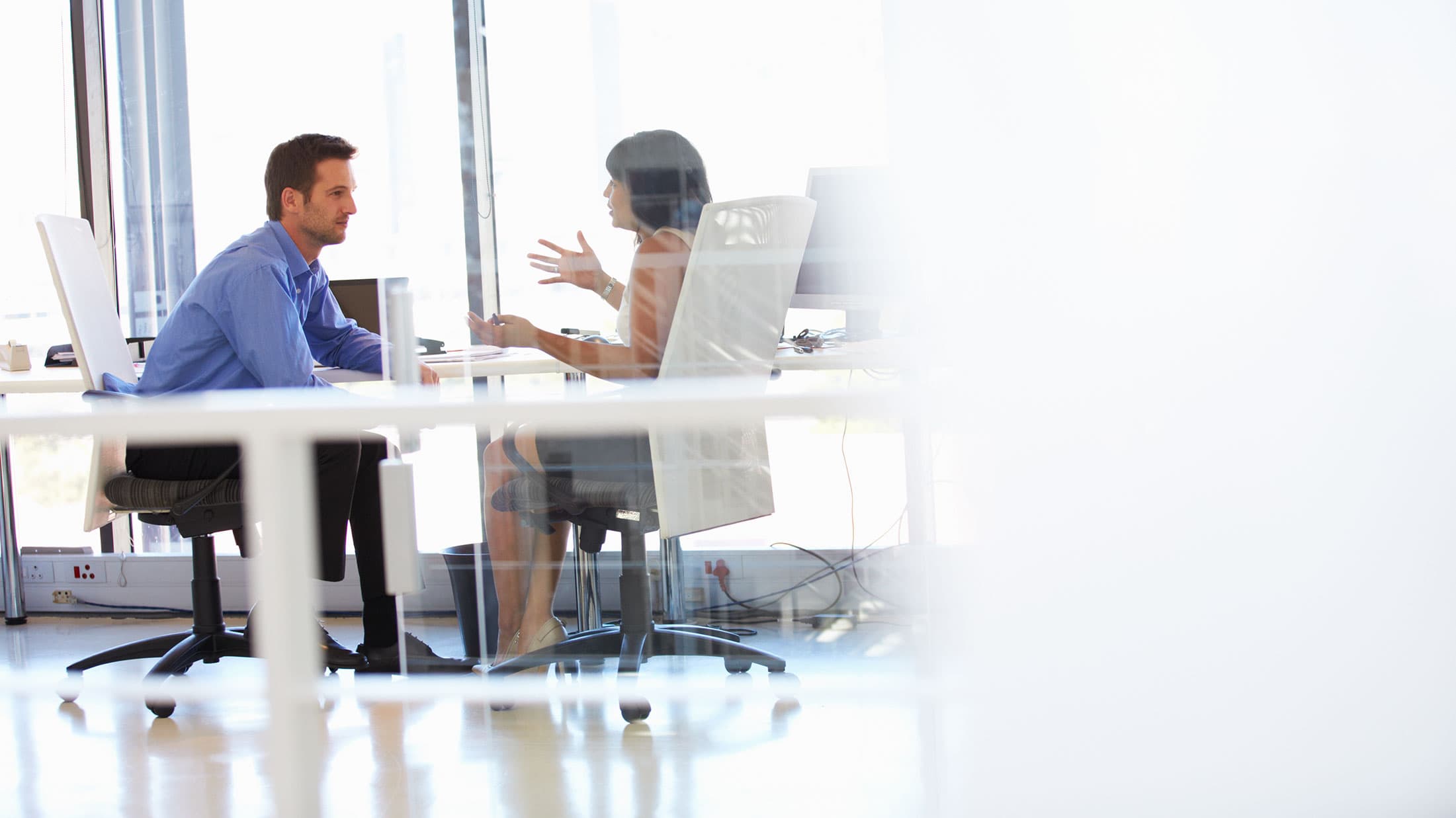 Meeting in the office