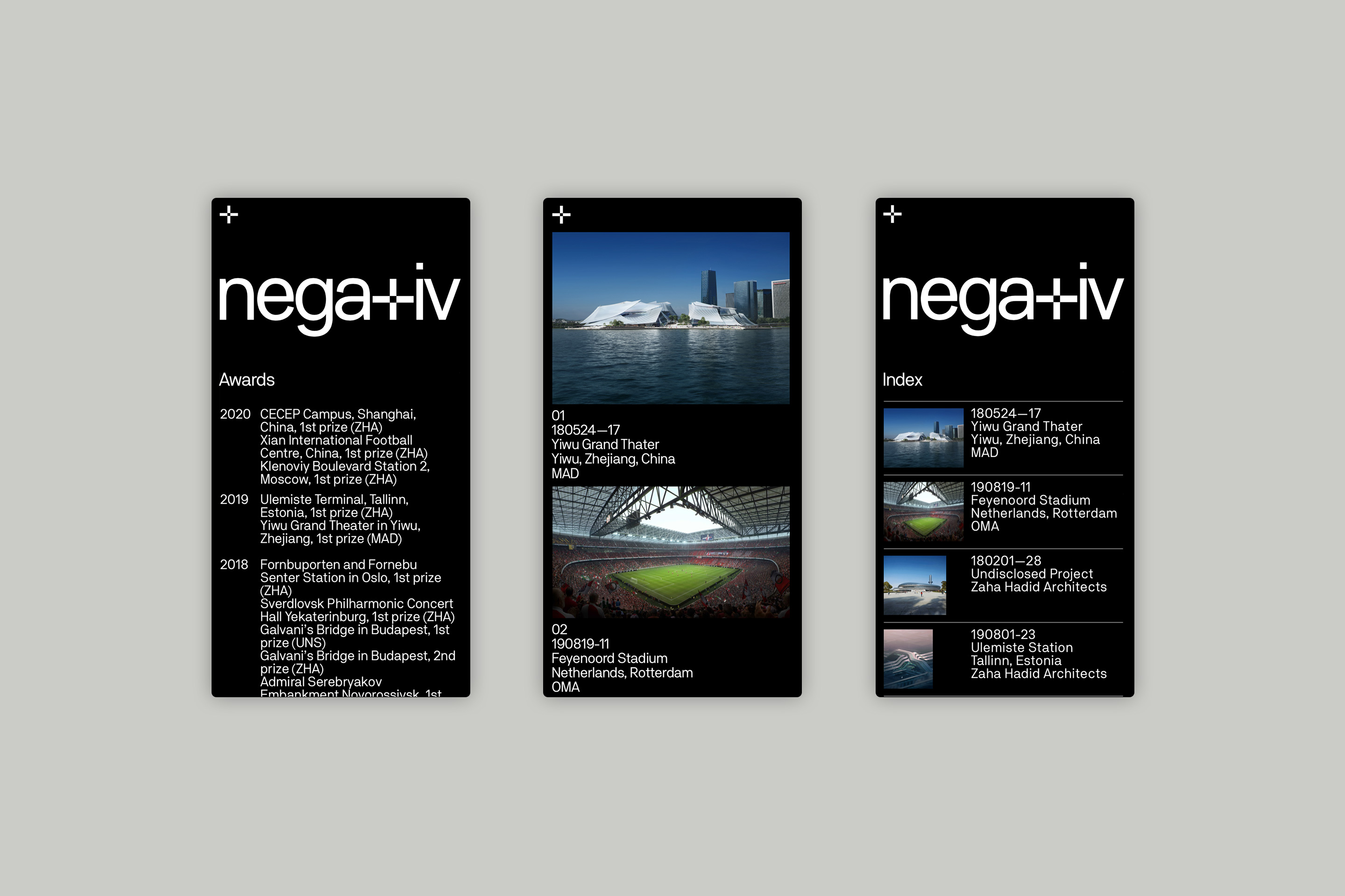 Mobile layout