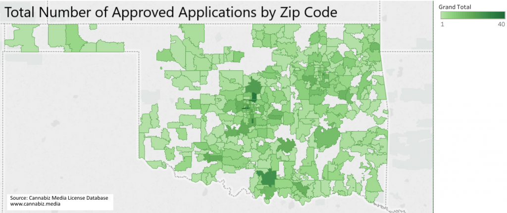 OK approved apps by zip