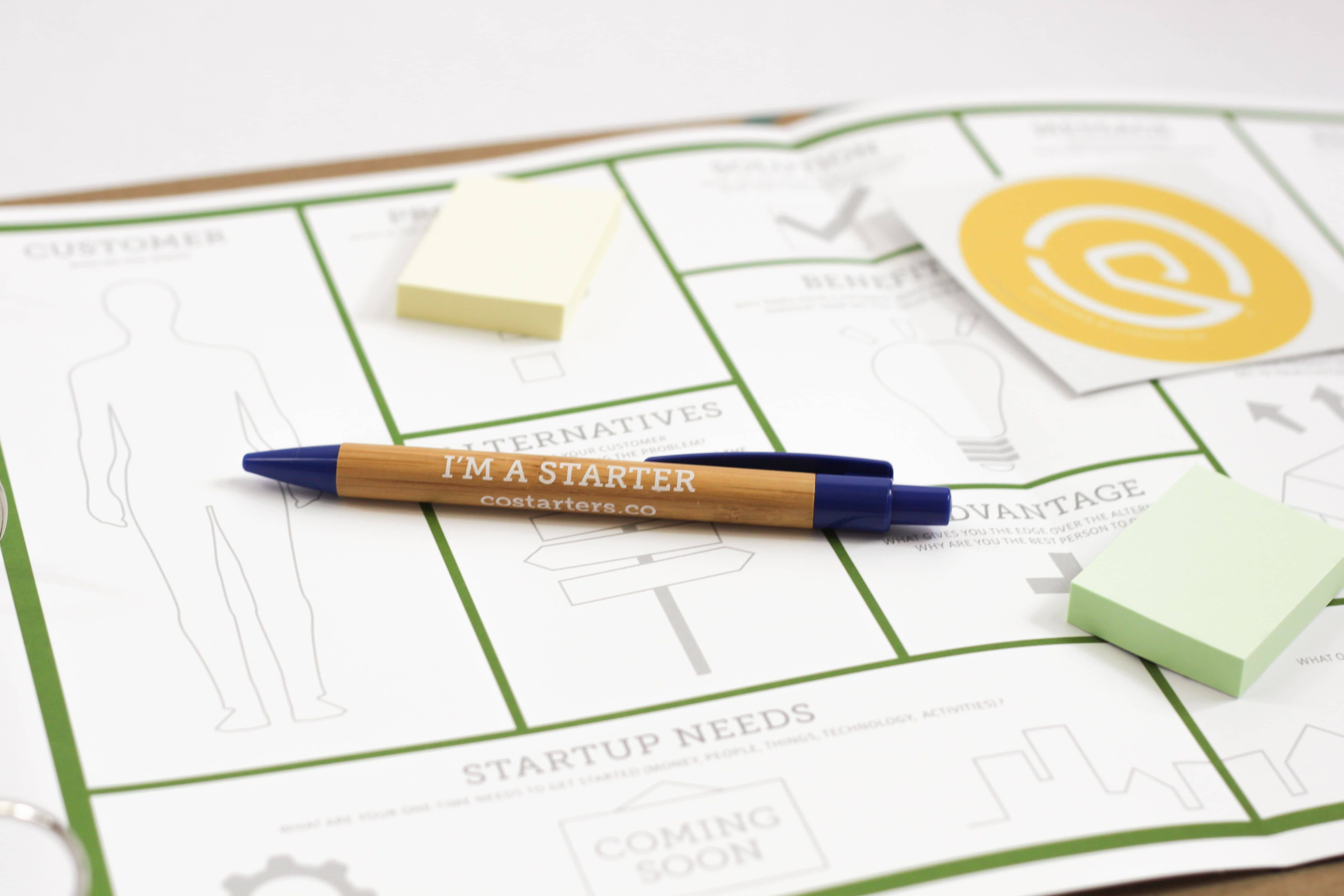 A product shot of the Co.Starters Canvas.