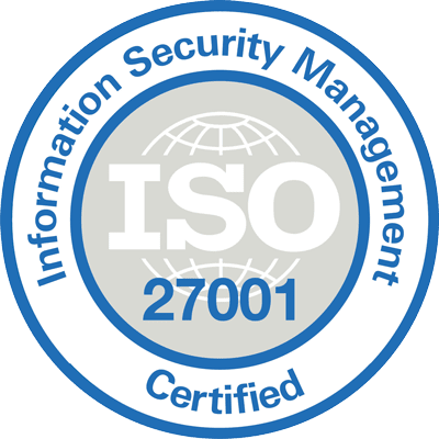 ISO 27001 Certified