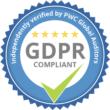 GDPR Independantly verified by PWC Global Auditors