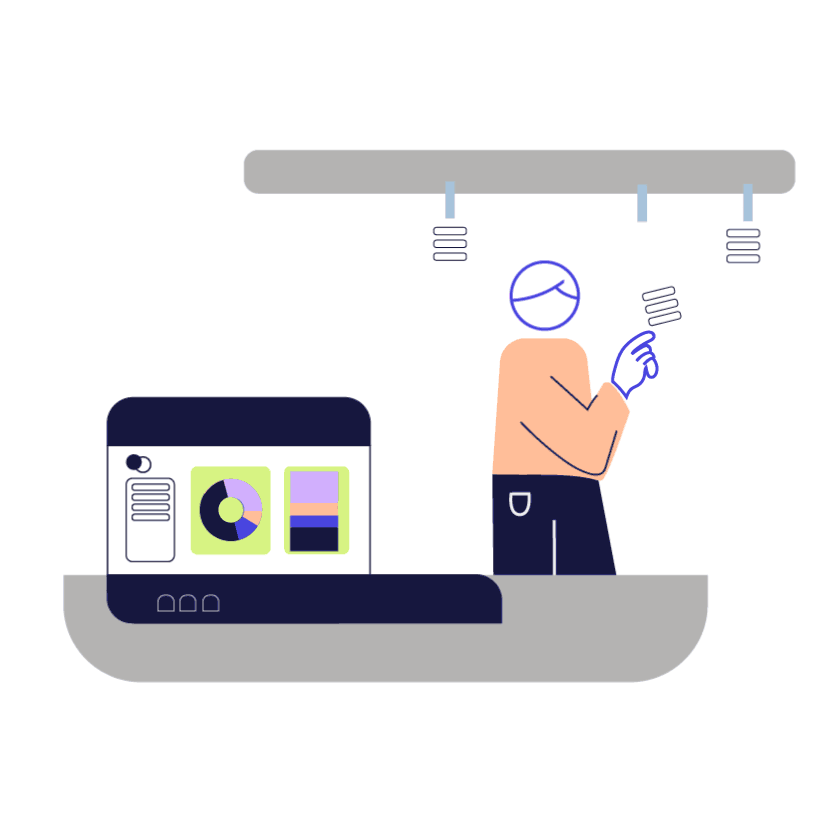 Employee using Cuboh to streamline their operations.