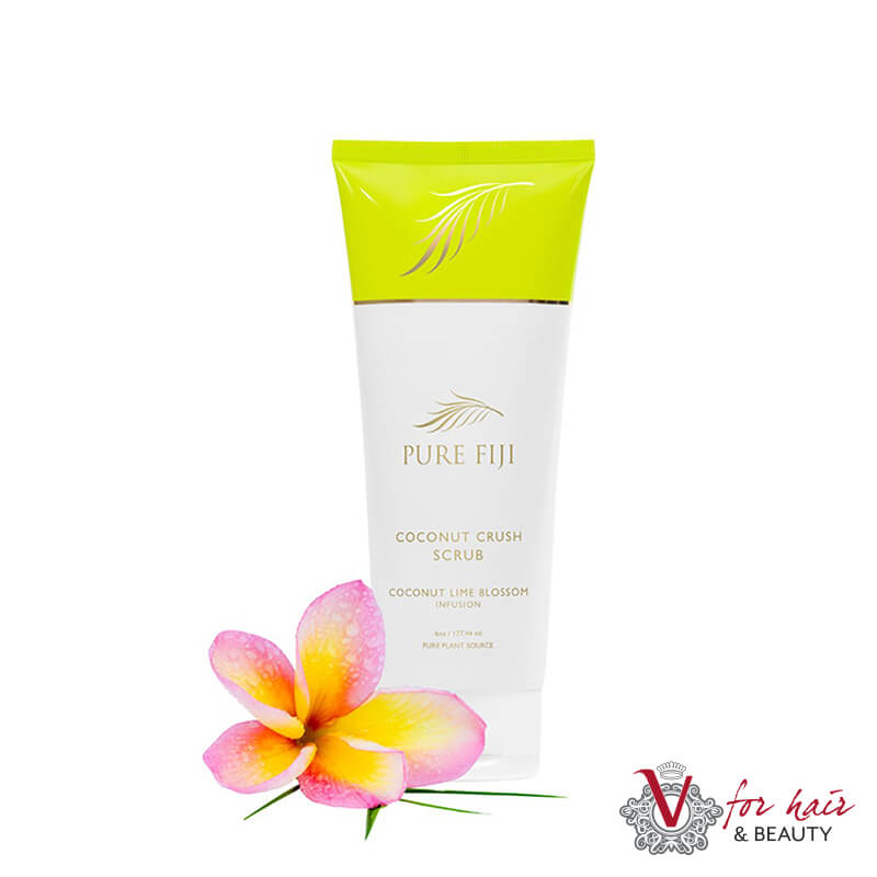 Pure Fiji Coconut and lime blossom Coconut crush scrub 177ml