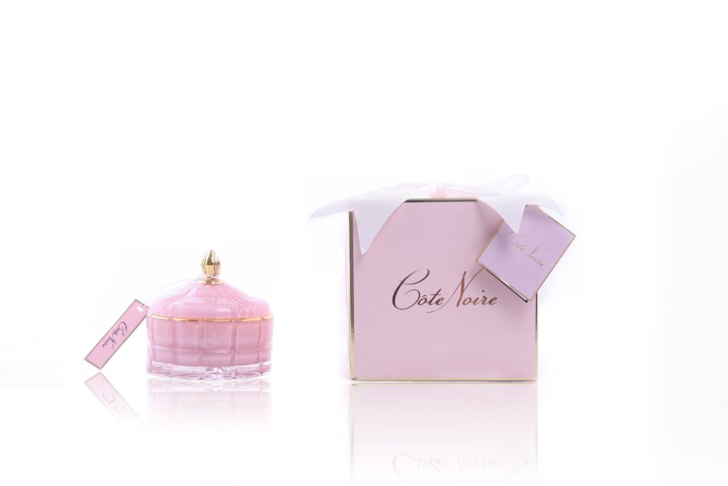 Cote Noire Art Deco Pink Candle