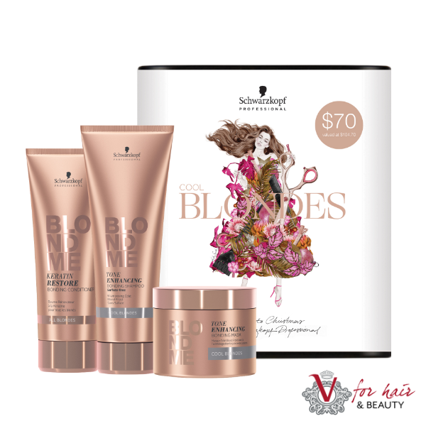 V for Hair and Beauty Cool Blondes Pack