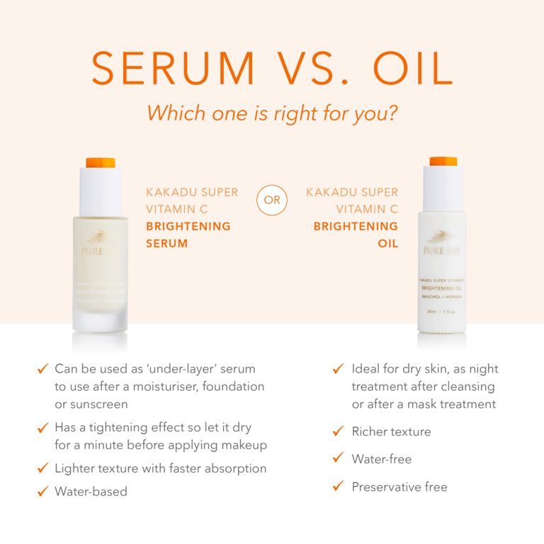 Serum vs Oil