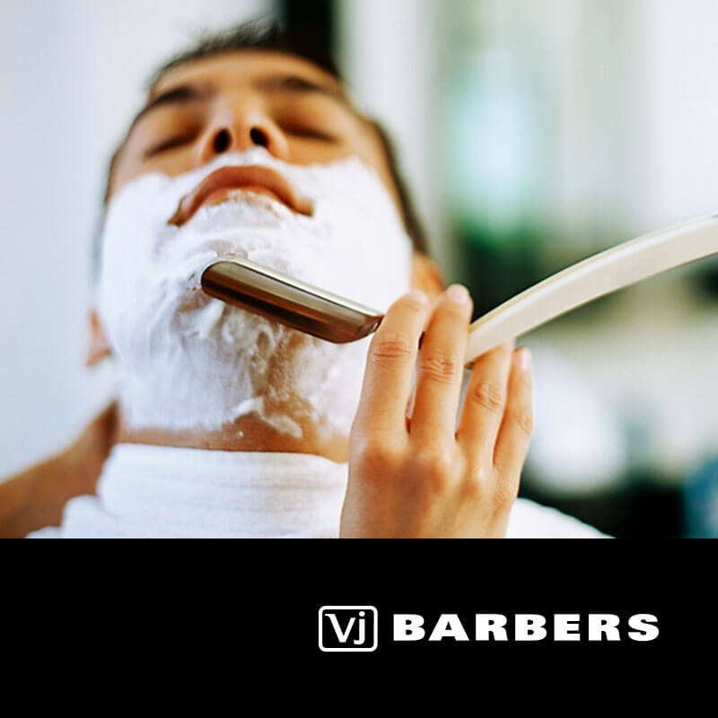 Mens-Premium-Hot-Steam-Shave - Vj Barbers