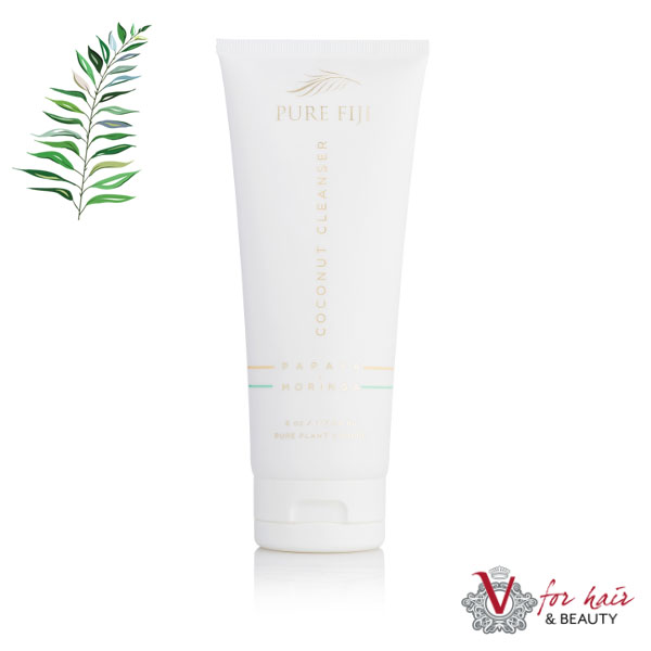 Pure Fiji coconut cleanser with papaya and moringa