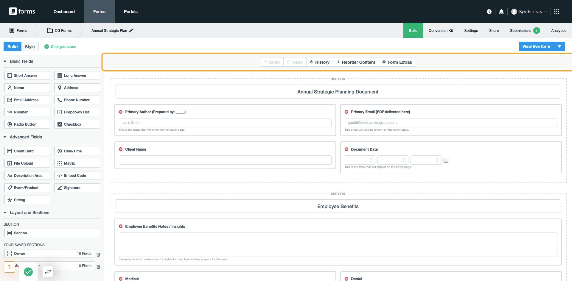 Login to Formstack and go to your form