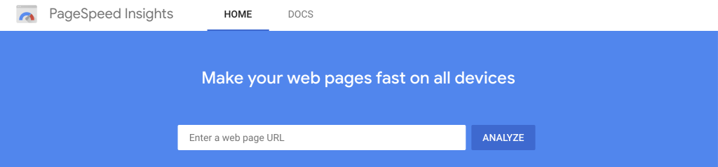 Google PageSpeed Tool - PageSpeed Insights