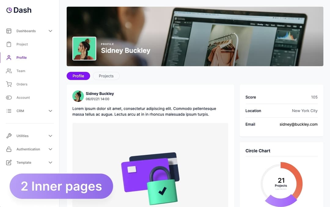 Dash - Webflow HTML website template