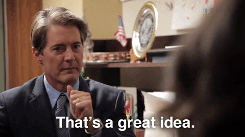 Portlandia Actor Kyle MacLachlansaying "that's a great idea"