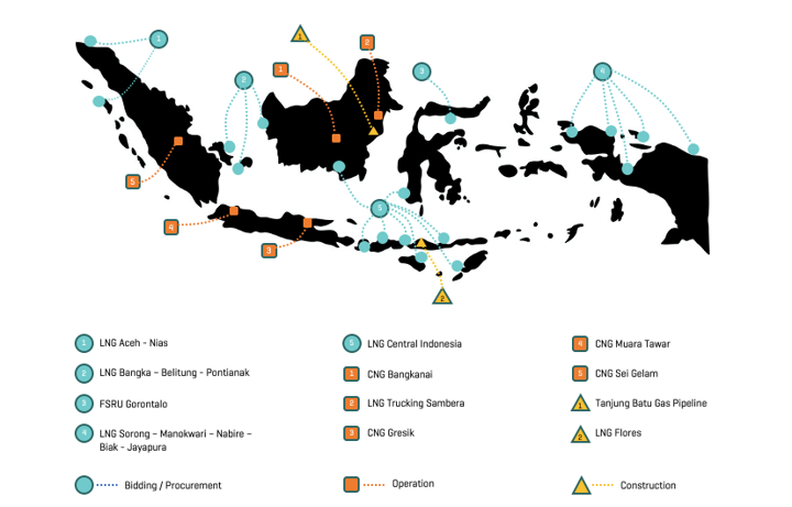 lng overview in indonesia